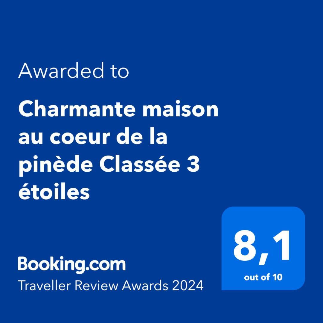 Charmante maison au coeur de la pinède Classée 3 étoiles Lacanau Esterno foto